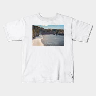 Gendron Covered Bridge Kids T-Shirt